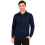 True Face (L, 4 Pack - Plain Assorted) Men's Long Sleeve Plain and Tipped Polo Shirt Top 4