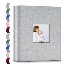 Popotop Photo Album 4x6-600 Photos Photo Books with 600 Horizontal and Vertical Pockets,Linen Cover Albums for Family Wedding Anniversary Baby Vacati