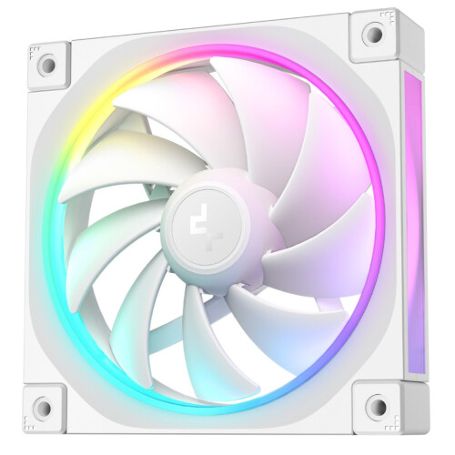 PC Ventilator - DEEPCOOL - FL12 WH - 12 cm - 1400 RPM - 3 stuks (wit) 1