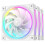 PC Ventilator - DEEPCOOL - FL12 WH - 12 cm - 1400 RPM - 3 stuks (wit) 8