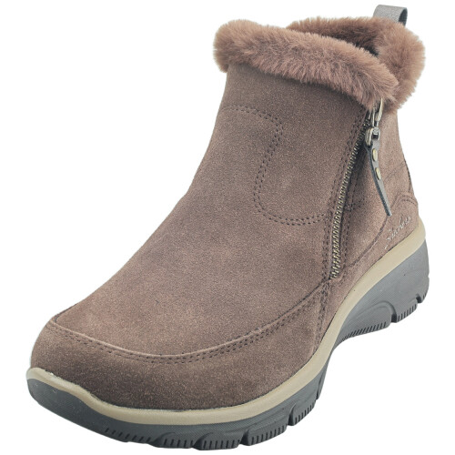 Skechers (3) Skechers Easy Going Cool Zip Womens Boots in Chocolate