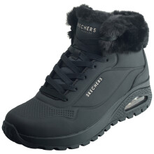 (5) Skechers Uno Rugged Arctic Avenue Womens Boots in Black Black
