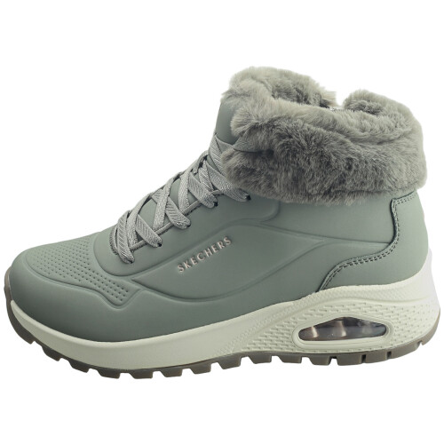 Skechers (5) Skechers Uno Rugged Arctic Avenue Womens Boots in Olive 2