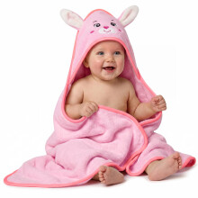 HiABsee Hooded Baby Towels with Hood, Absorbent Baby Hooded Towel