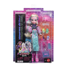 Monster High Lagoona -nukke lemmikkikalalla ja tarvikkeilla