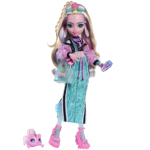 Monster High Lagoona -nukke lemmikkikalalla ja tarvikkeilla 1