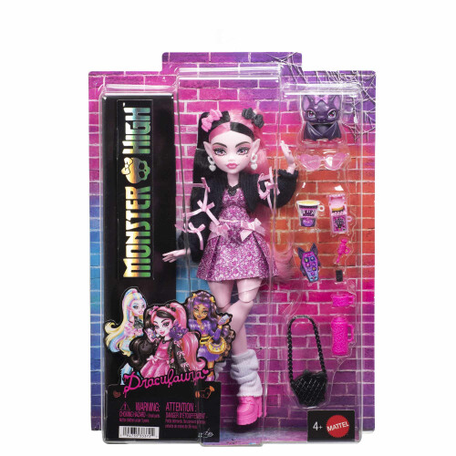 Monster High Draculaura -nukke ja asusteet