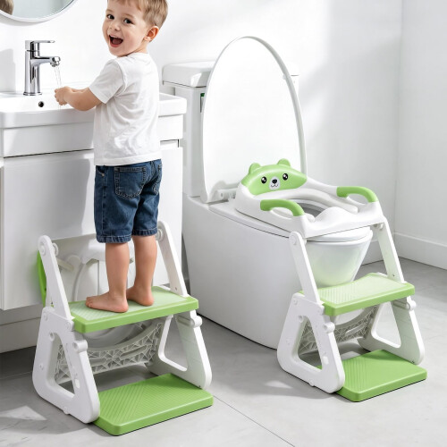 Potty Training Toilet Seat, Upgraded 2 in 1 with Stable Triangle Structure