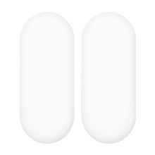2X Jersey 100% Cotton Moses Basket Fitted Sheet/Baby Oval Shape Sheets (White)