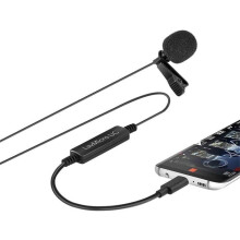 Microphone lavalier stéréo - SARAMONIC - LavMicro-S - Condensateur - Cordon 5 m - Filaire