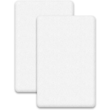 2x Cot Bed Waterproof Mattress Protectors (70x140 cm) | Non-Noisy, Ultra Soft and Super Absorbent Mattress Protector | Anti Dust and Anti Mite Mattre