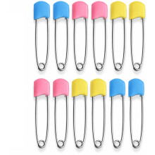 D.A.Y. Republic 12 Nappy Safety Pins for Clothes, 2.1in