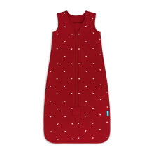 Love To Dream Sleeveless Sleep Bag, 12-24 Months, Maroon Hearts, 1.5 Tog