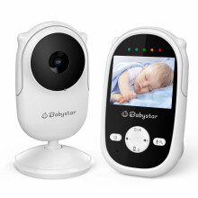 Babystar Baby Monitor with Camera and Night Vision, No WiFi, 2.4" Screen