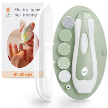 Cherish Baby Care LED Baby Nail Trimmer Electric - Auto Stop (Beige)