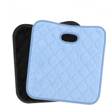 2 Pcs Potty Training Car Seat Protector for Child Seats (Black, Sky Blue)