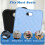 2 Pcs Potty Training Car Seat Protector for Child Seats (Black, Sky Blue) 4