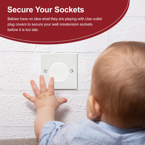 10 Pcs Plug Socket Covers UK, Child Safety Plug Socket Covers UK 2
