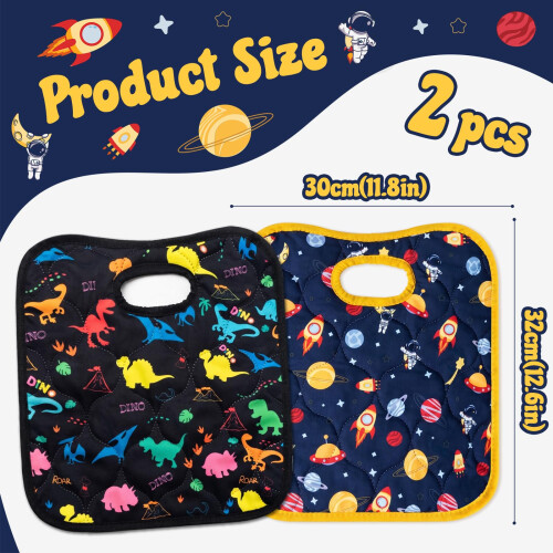 2 Pcs Potty Training Car Seat Protector Waterproof Liner for Toddlers 1
