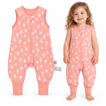 Miracle Baby Sleeping Bag With Feet, Soft Cotton Baby Sleep Sack,1.0 TOG Toddler Wearable Blanket Walker Sleep Sack for Boys and Girls (3M-3T)