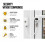 Home Secure Window Cable Restrictor Lock with Hidden Handle Bracket. Child & Pet Safety Security Window Opening Limiter 4