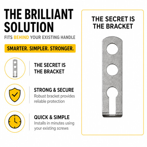Home Secure Window Cable Restrictor Lock with Hidden Handle Bracket. Child & Pet Safety Security Window Opening Limiter 1