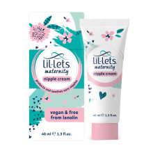 Lil-Lets Nipple Cream 40ml | Helps Soothe Sore & Cracked Nipples | Lanolin Free Plant Based Formula | Safe for Breastfeeding | 100% Natural & Hypoall