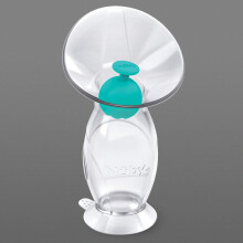 Nuby Comfortable Portable Lightweight Silicone Breast Pump with Sealing Cap