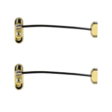 UAP Window Restrictor with Key - Window Safety Locks with 20cm Cable, Window Locks for Child Safety, Security Window Limiter Restrictor for All Types