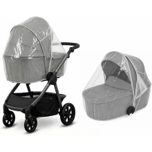 Universal Rain Cover for Pushchair, Pram Carrycot 2 in 1 Travel System