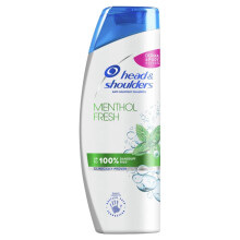 Head & Shoulders Menthol Shampoo 400ml, Anti-Dandruff Shampoo with Menthol, Refreshing Scalp Care for Clean, Fresh Hair, Helps Remove Dandruff and Fl