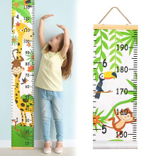 Kids Height Wall Chart,1 Pcs Childrens Height Chart,Baby Height Growth Chart,Durable Canvas Height Chart for Kids,Childrens Height Wall Chart for Wal