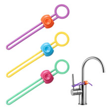 INCREWAY Mixed-Color Silicone Faucet Handle Locks (3-Pack), Child Safety Faucet Restrictors to Prevent Children and Pets from Turning On Water Taps,