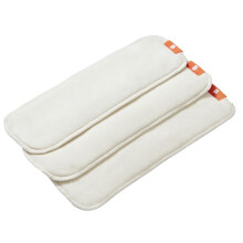 Bambino Mio, Revolutionary Reusable Nappy Booster - Daily Boost - Pack of 3 Soft Nappy Inserts for Extra Absorbency