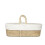 Mamas & Papas Mamas & Papas Moses Basket - White Cable Knit 2