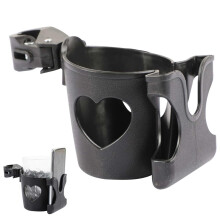 Universal Pram Accessory - Phone & Coffee Cup Holder for Pushchair, Stroller, Buggy