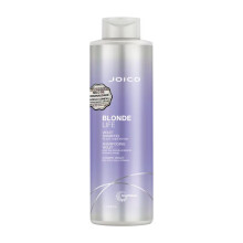 Joico Blonde Life Violet Shampoo for Brassy Tones | For cool and radiant blonde hair | Neutralises warm tones and brassiness | Adds shine | Sulphate-