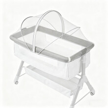 Foldable Baby Cot Mosquito Net, Breathable Mesh Insect Barrier