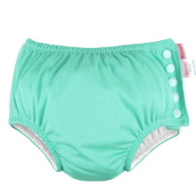 HECCEI Baby Swim Diapers Reusable Soft Swim Nappy Leak-Proof Design for Swimming Lessons/Pool/Beach (Green, 18-24 Months)