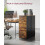 VASAGLE VASAGLE File Cabinet, Printer Stand, with 3 Lockable Drawers 8