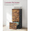 VASAGLE VASAGLE File Cabinet, Printer Stand, with 3 Lockable Drawers 6