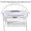 Foldable Baby Cot Mosquito Net, Breathable Mesh Insect Barrier 4