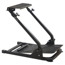 X-Rocker Steering Wheel Stand, Foldable Racing Wheel Stand with Seat Fixing Rod, Adjustable Height, Adjustable Angle, Suitable for Logitech, XBOX