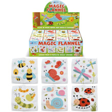 Hello Chums Wash Cloth - Insect Magic Flannel, Face Cloths Flannels Cotton - Fun Designs for Children, Baby, Kids - 6 Unique Designs (1 Supplied At R