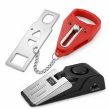 Portable Door Jammer Set, 150dB Hotel Door Lock Travel Safety, Door Security Device for Home & Travel