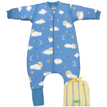 molis&co Baby Sleeping Bag with Sleeves & Socks 1 TOG (Good Night, 3 years)