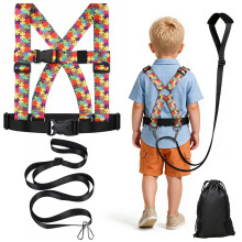 Vicloon Safety Harness Leash for Kids with Autism, Ajustable Safety Waist Leash Harness with Grab Handle, Secure Public Walking for Special Needs ADH