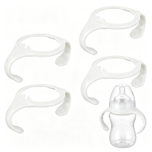 4Pcs Baby Bottle Handles for Tommee Tippee Ergonomic Non-Slip Grip BPA-Free Bottle Handles for 150ml & 250ml Newborn Infant Feeding Bottles Replaceme