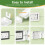 EUDEMON 1 Pack Baby Safety Outlet Socket Cover Box 4