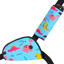 LAHAQIQI Car Seat Belt Pads for Kids, Seatbelt Strap Cover Accessories Adjuster for Children, 2pcs Seatbelt Shoulder Cushion Set with Non-Slip Positi
